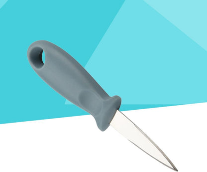 Oyster Shucking Knife, Stainless Steel Oyster Shucker with Plastic Handle, Non-slip Clam Opener, Seafood Opening Tools for Shellfish
