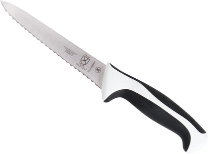 Millennia Colors 7-Inch Granton Edge Santoku Knife, Green - Colors A