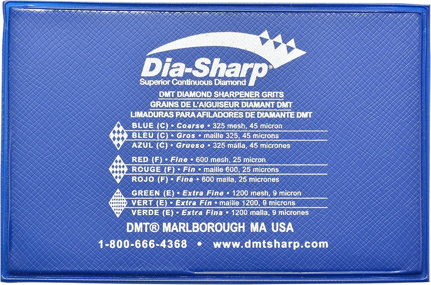 Diamond Machining Technology (DMT) Dia-Sharp Diamond Sharpening Stone Credit Card, Extra Fine, Fine & Coarse, 3 Pack