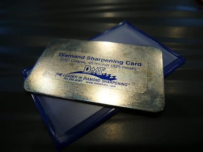 Diamond Machining Technology (DMT) Dia-Sharp Diamond Sharpening Stone Credit Card, Extra Fine, Fine & Coarse, 3 Pack