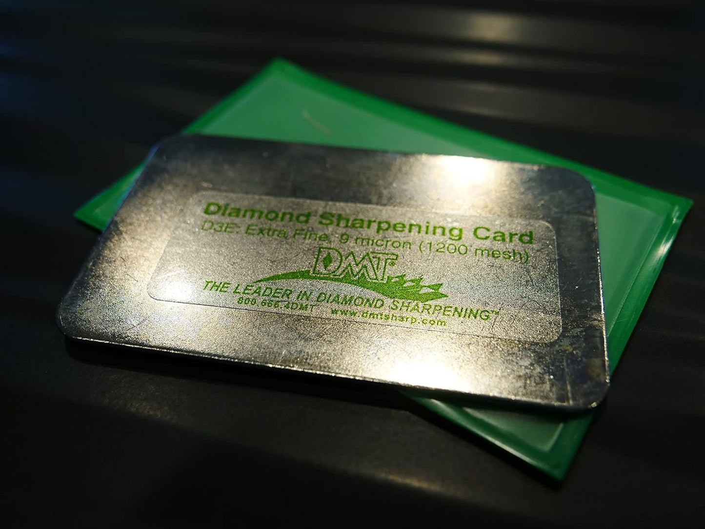 Diamond Machining Technology (DMT) Dia-Sharp Diamond Sharpening Stone Credit Card, Extra Fine, Fine & Coarse, 3 Pack