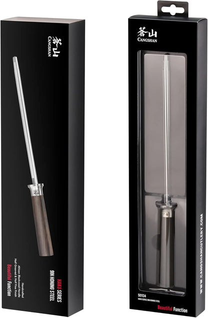 Cangshan HAKU Series High-Carbon 9-inch Honing Steel, 501134