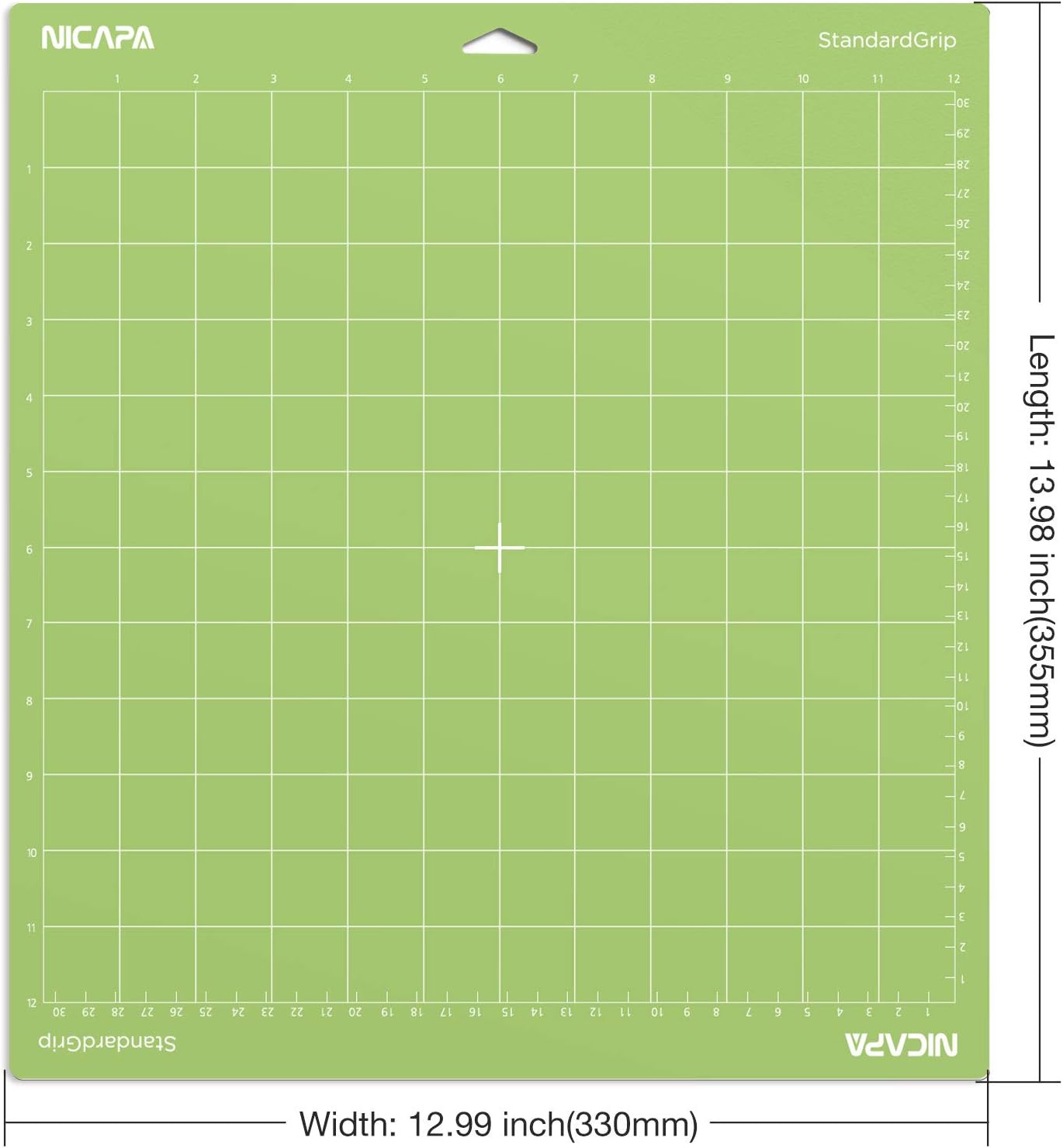 Replacement Cutting Mat(12x12 inch）for Cricut Maker /3/Explore 3/Air /2/One (6pack-3xStandard、Light、Strong、Fabric) Adhesive&Sticky Non-Slip Flexible Square Gridded Cut Mats Set