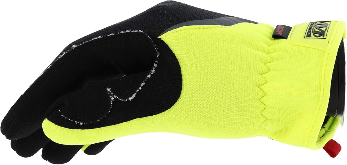 FastFit E5 Work Gloves XX-Large Black/Fluorescent Yellow | High-Dexterity E5 Design with Breathable Synthetic Leather, Touchscreen Capable & Machine Washable Convenience