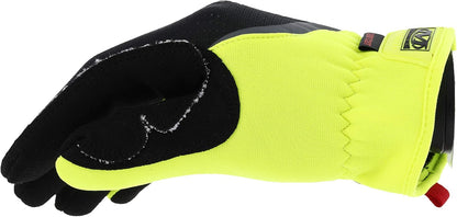 FastFit E5 Work Gloves XX-Large Black/Fluorescent Yellow | High-Dexterity E5 Design with Breathable Synthetic Leather, Touchscreen Capable & Machine Washable Convenience