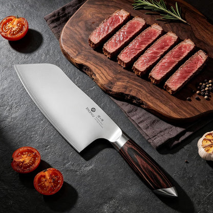 3 Piece Knife Set, Professional Japanese High Carbon Stainless Steel Chef Knife, Ultra Sharp Kitchen Knives Set with Ergonomic Pakkawood Handle, Ideal Gift for Mom