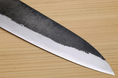 Yoshihiro Japanese High Carbon White Steel #2 Nashiji Gyuto Chefs Knife with Cocobolo Wood Handle (8.25'' (210mm))