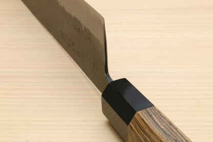 Yoshihiro Japanese High Carbon White Steel #2 Nashiji Gyuto Chefs Knife with Cocobolo Wood Handle (8.25'' (210mm))
