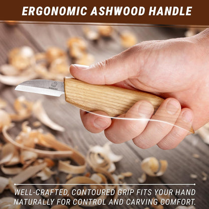 Whittling Knife C2 6.5" - Wood Chip Carving Knife for General Purpose - Detail Whittling Knives Carbon Steel - Wood Carving Tools for Beginners