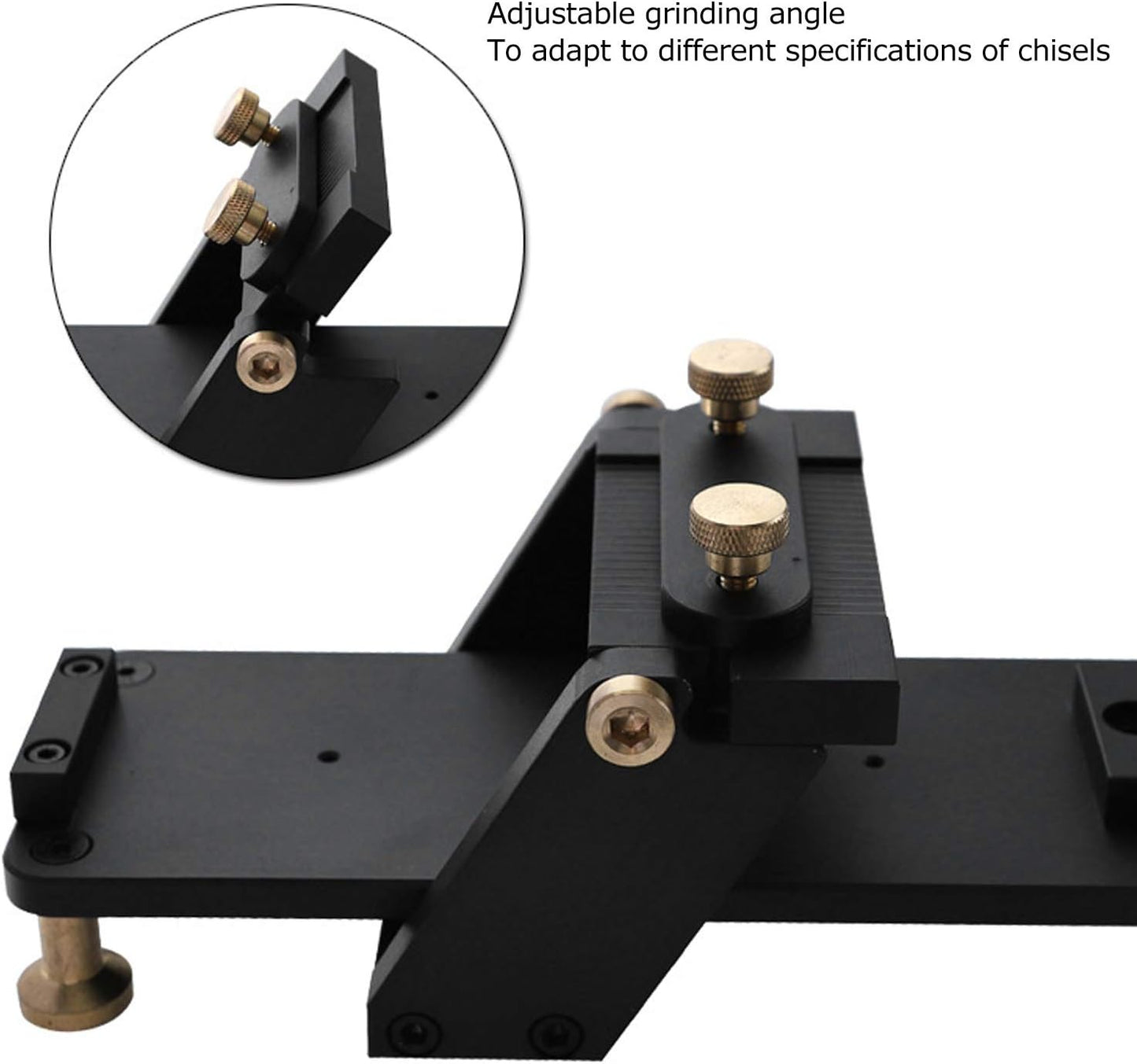 Fixed Angle Whetstone Set Knife Sharpening Stone Kit Knife Polished Stone Grinding Frame Woodworking Tool for Woodworking Carving Chisel Knife