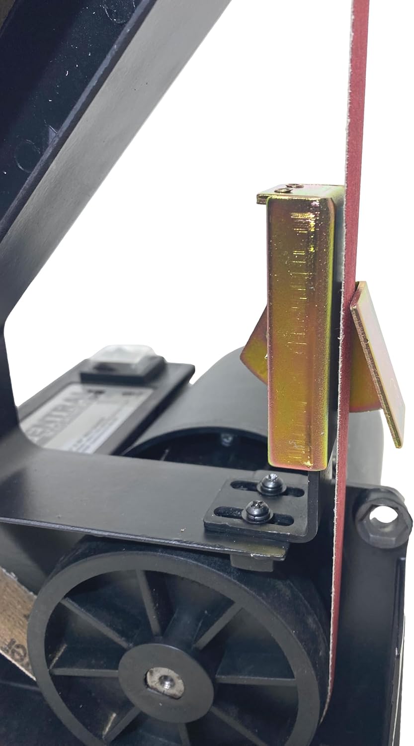 Knife Sharpening Angle Guide for 1 x 30 Sander - Sharpen as belt moves AWAY from blade