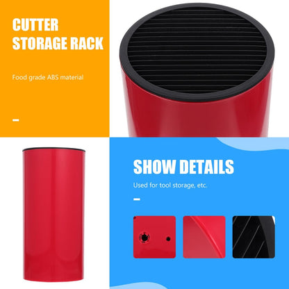 Small Knife Block Universal Knife Holder without Knives Practical Storage for Various and Kitchen Tools with Washable Removable Bristles Protect Blades for Kitchen Metal