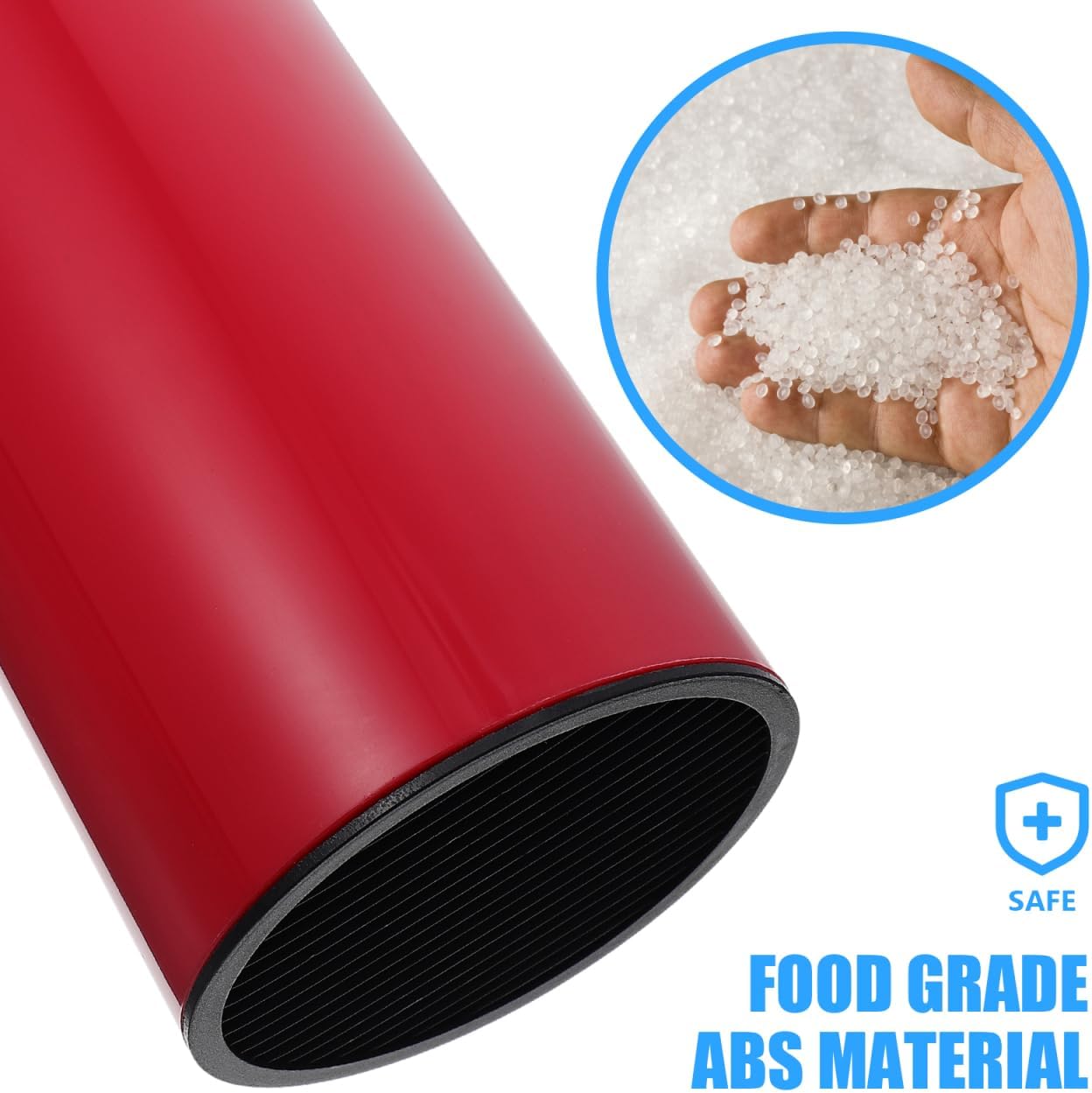 Small Knife Block Universal Knife Holder without Knives Practical Storage for Various and Kitchen Tools with Washable Removable Bristles Protect Blades for Kitchen Metal