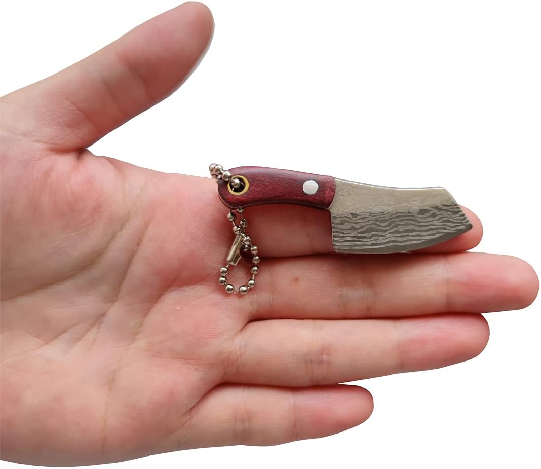 2pcs Stainless Steel Portable Chef Knife Mini Pocket Knife Small Knife Tiny Thumb Multitool Box Cutter Tools
