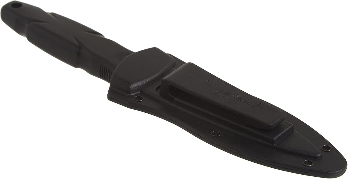 SWHRT3BF 7.5in High Carbon S.S. Full Tang Fixed Blade Knife with 3.5in False Edge Blade and TPR Handle for Outdoor, Tactical, Survival and EDC