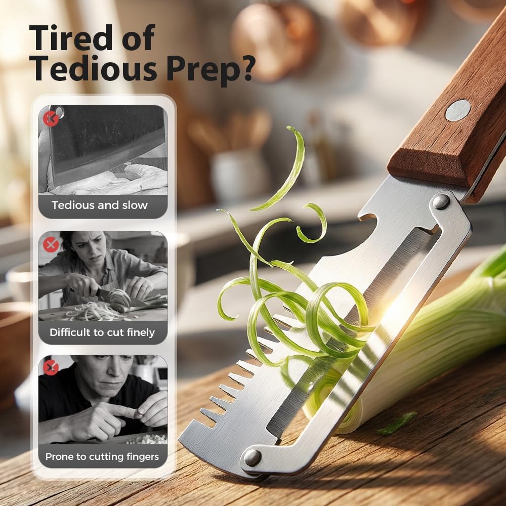 Premium Vegetable Peeler with Wooden Handle and Bottle Opener, Multi-Functional Vegetable Peeler for Kitchen, Kitchen Gadgets Tool for Fruit Pumpkin Peeling Potato Carrot Veggie Peeler (1)
