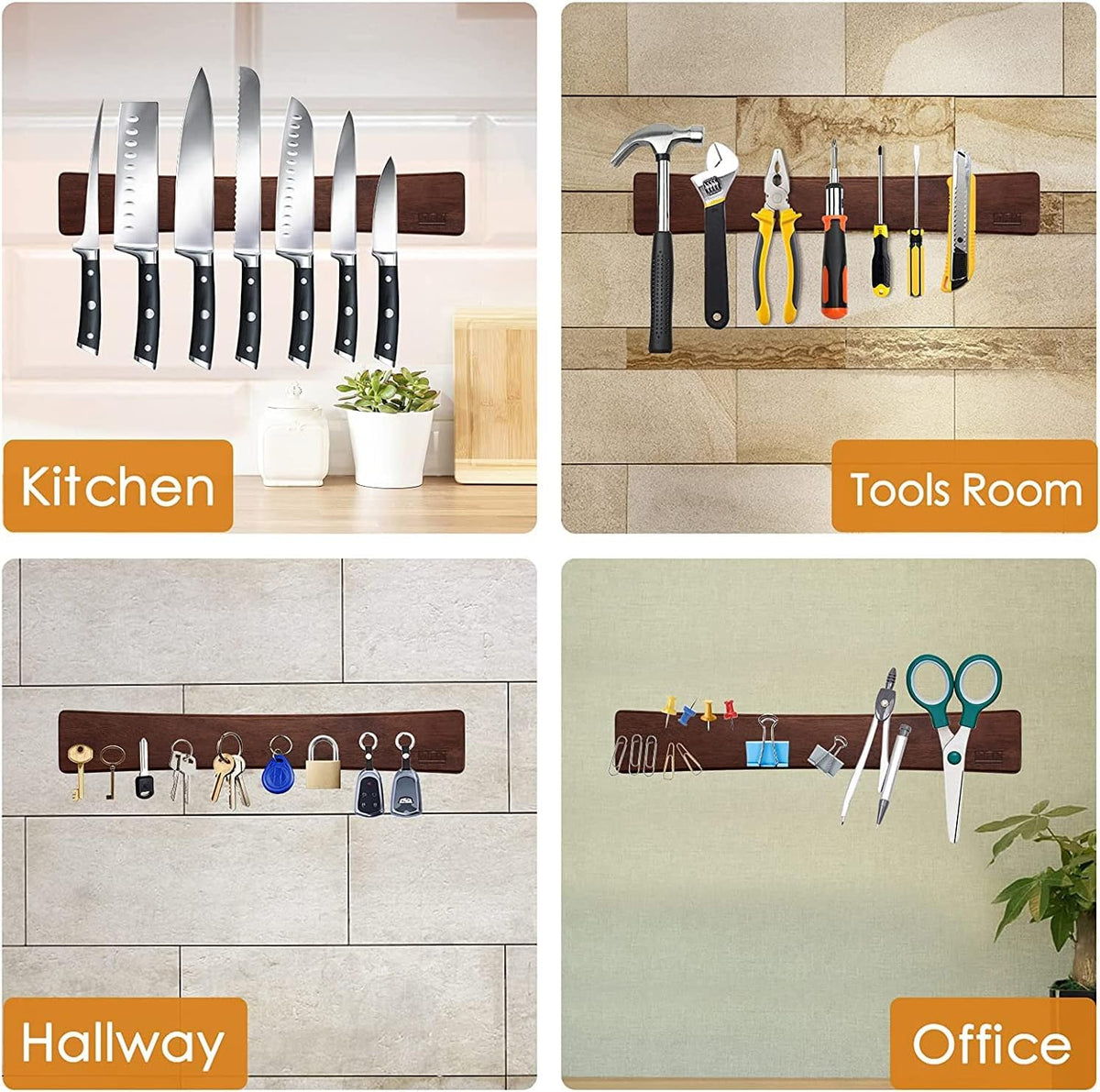 Magnetic Knife Strips, Magnetic Knife Holder for Wall 16 Inch
