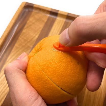 3 Pack Orange Peeler Tool Plastic Citrus Peeler for Lemon Mandarin Fruit