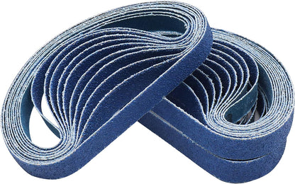 1/2 x 12 Inch Replacement Sharpening Belt for Work Sharp, 30Pcs 240 Medium Grit Knife Sharpener Sanding Belts Kit for Official Work Sharp (WSKTS & WSKTS-KT/Mk.1 & Mk.2) Knife & Tool Sharpener