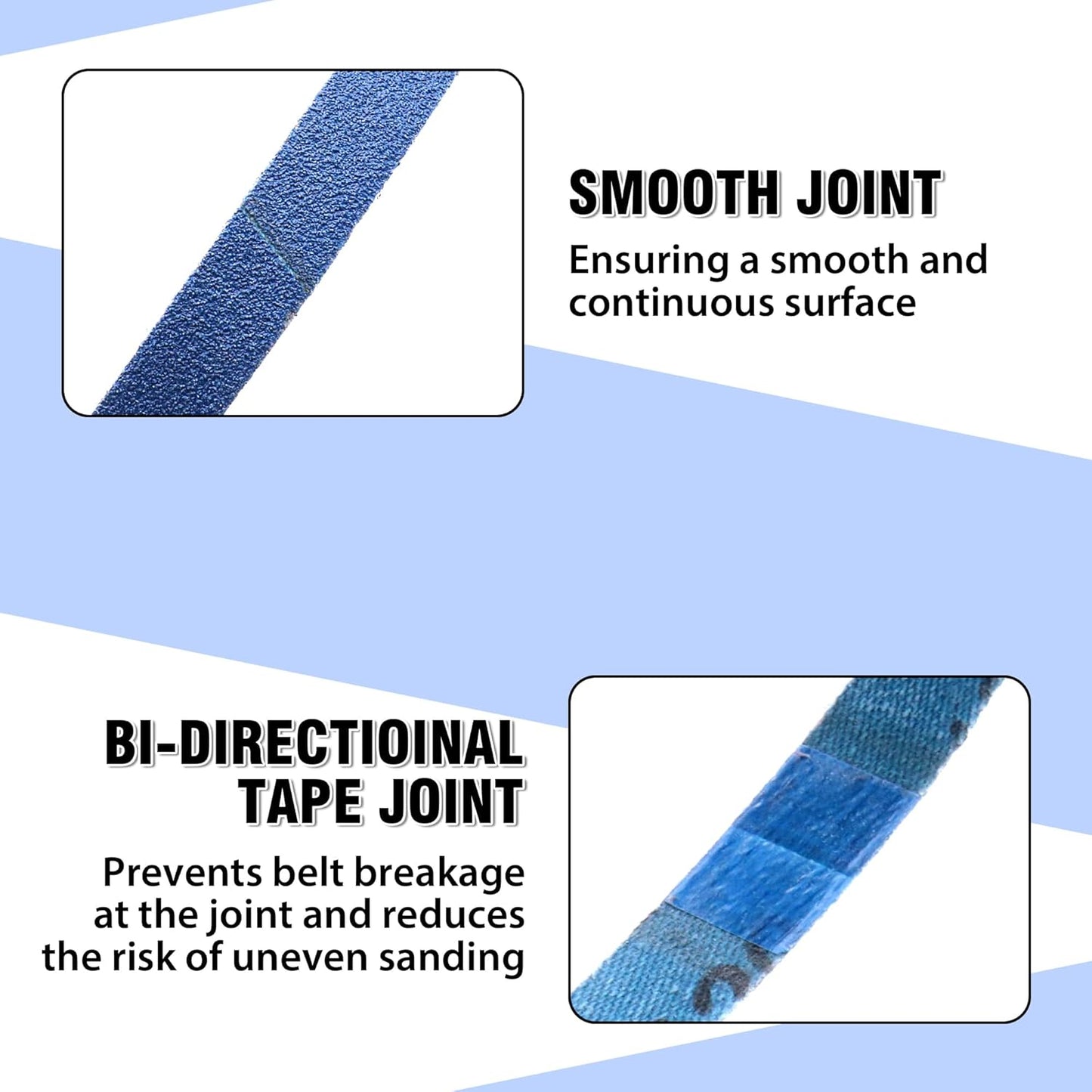 1/2 x 12 Inch Replacement Sharpening Belt for Work Sharp, 30Pcs 240 Medium Grit Knife Sharpener Sanding Belts Kit for Official Work Sharp (WSKTS & WSKTS-KT/Mk.1 & Mk.2) Knife & Tool Sharpener