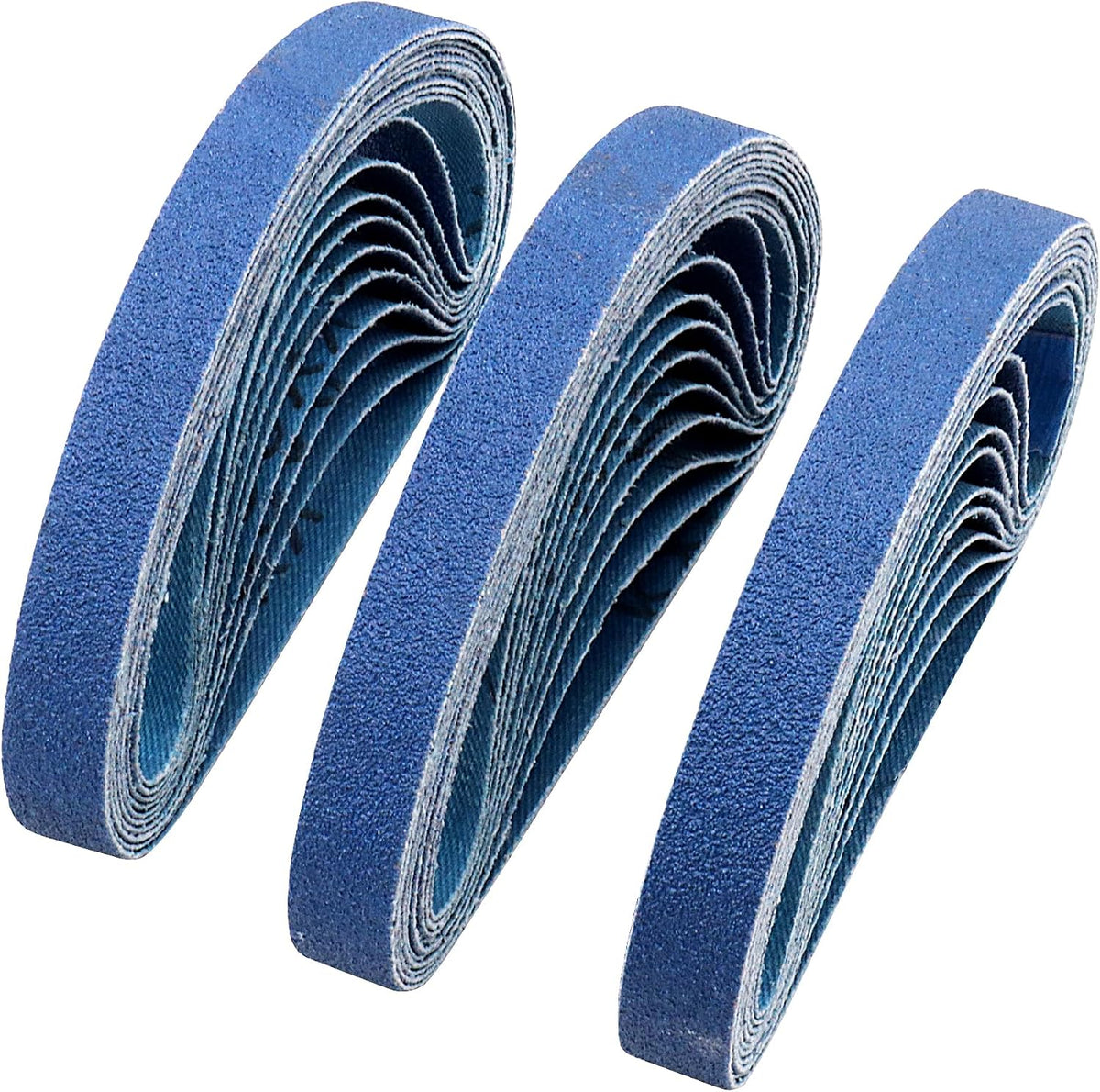 1/2 x 12 Inch Replacement Sharpening Belt for Work Sharp, 30Pcs 240 Medium Grit Knife Sharpener Sanding Belts Kit for Official Work Sharp (WSKTS & WSKTS-KT/Mk.1 & Mk.2) Knife & Tool Sharpener