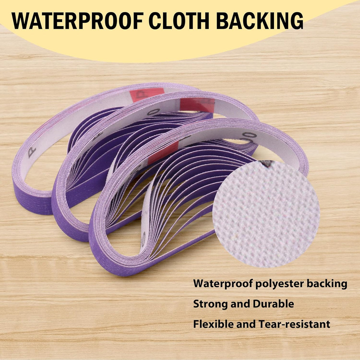 1/2 x 12 Inch Replacement Sharpening Belt for Work Sharp, 30Pcs 240 Medium Grit Knife Sharpener Sanding Belts Kit for Official Work Sharp (WSKTS & WSKTS-KT/Mk.1 & Mk.2) Knife & Tool Sharpener