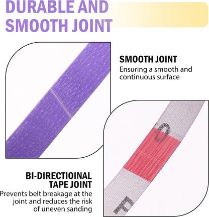 1/2 x 12 Inch Replacement Sharpening Belt for Work Sharp, 30Pcs 240 Medium Grit Knife Sharpener Sanding Belts Kit for Official Work Sharp (WSKTS & WSKTS-KT/Mk.1 & Mk.2) Knife & Tool Sharpener