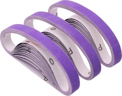 1/2 x 12 Inch Replacement Sharpening Belt for Work Sharp, 30Pcs 240 Medium Grit Knife Sharpener Sanding Belts Kit for Official Work Sharp (WSKTS & WSKTS-KT/Mk.1 & Mk.2) Knife & Tool Sharpener