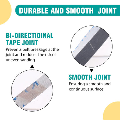 1/2 x 12 Inch Replacement Sharpening Belt for Work Sharp, 30Pcs 240 Medium Grit Knife Sharpener Sanding Belts Kit for Official Work Sharp (WSKTS & WSKTS-KT/Mk.1 & Mk.2) Knife & Tool Sharpener
