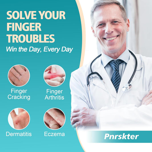 Silicone Finger Protectors - 8 Pcs Finger Cots Sleeves, Medium | Silicone Material, Nude Medium, Soft Finger Sleeves, For Arthritis, Eczema, Cracked Fingers & Daily Protection