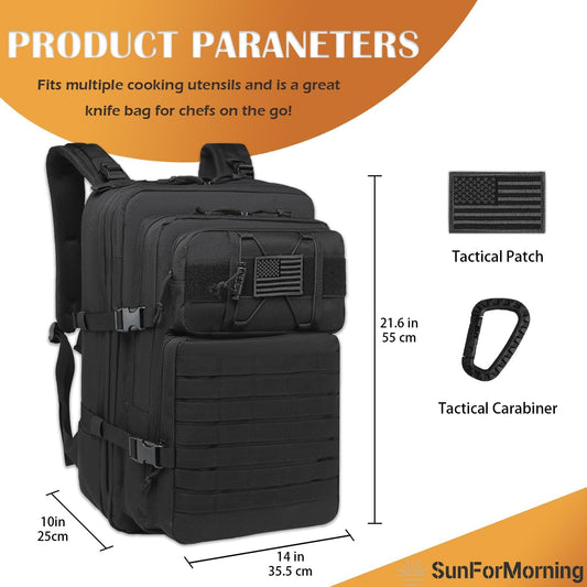 Chef Knife Backpack, Knife Bags for Chefs Professional Culinary Apprentice | Chef Storage Bag 30+ Pockets for Knives and Tools