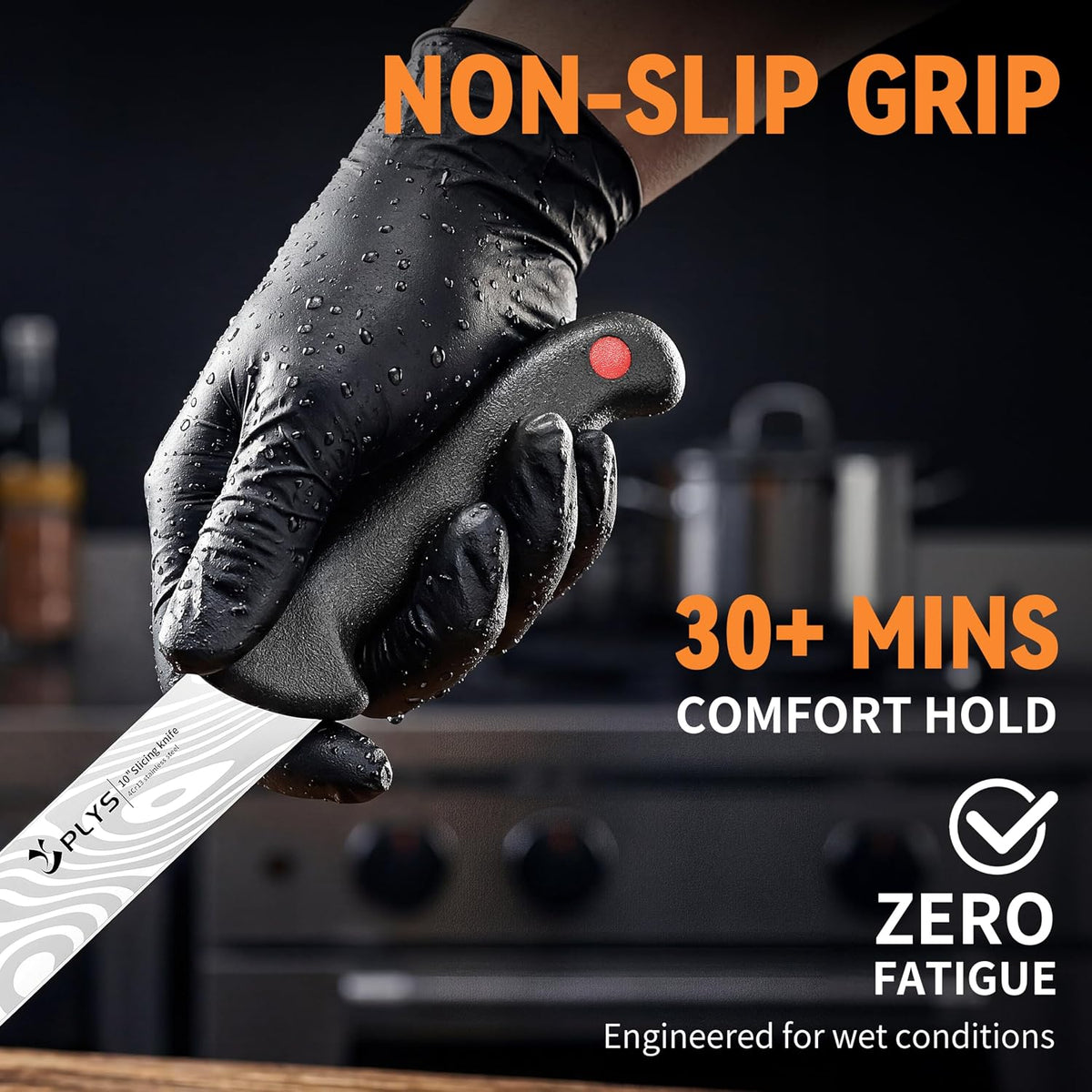 Plys 7-Piece Butcher Knife Set for Meat Processing, BBQ Boning Chicken Tool | Suitable for Chicken, Beef, and Pork, Comfortable Anti-slip Handle, Beginner Home Kitchen Use.