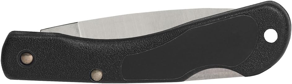 Case Cutlery 00253 Lightweight Mini Blackhorn Pocket Knife with Stainless Steel Blade, Black Synthetic