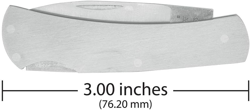 Case Cutlery 00253 Lightweight Mini Blackhorn Pocket Knife with Stainless Steel Blade, Black Synthetic