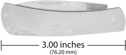 Case Cutlery 00253 Lightweight Mini Blackhorn Pocket Knife with Stainless Steel Blade, Black Synthetic