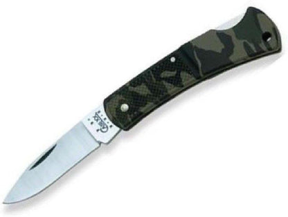Case Cutlery 00253 Lightweight Mini Blackhorn Pocket Knife with Stainless Steel Blade, Black Synthetic