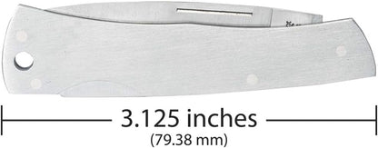 Case Cutlery 00253 Lightweight Mini Blackhorn Pocket Knife with Stainless Steel Blade, Black Synthetic