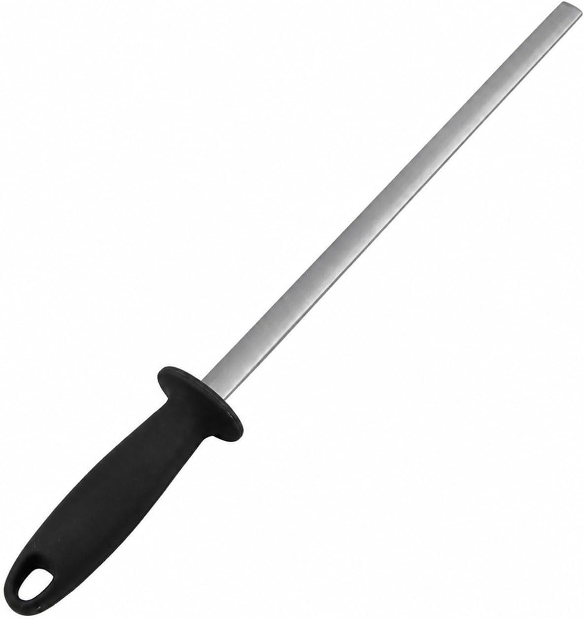 5 Inch Diamond Knife Sharpening Steel Rod, Professional Kitchen Diamond Knife Blade Sharpener Rod Stick, Knife Honer Steel for Honing Knife Blades, Chef Knives and Shears