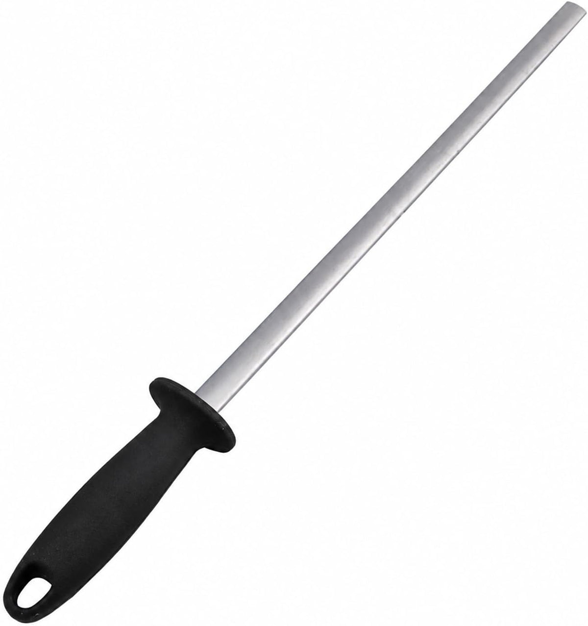 5 Inch Diamond Knife Sharpening Steel Rod, Professional Kitchen Diamond Knife Blade Sharpener Rod Stick, Knife Honer Steel for Honing Knife Blades, Chef Knives and Shears