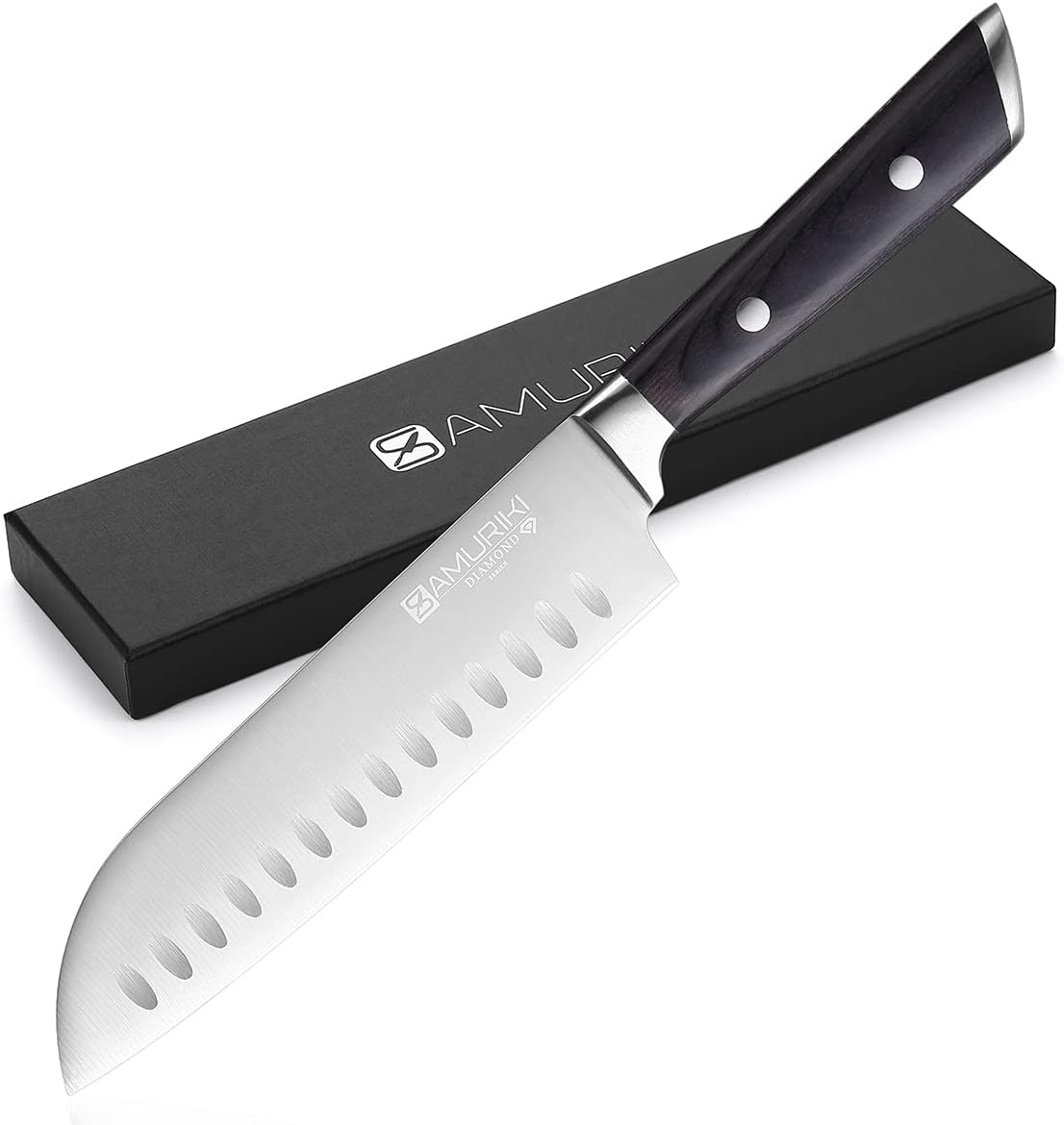 Brisket Knife - Ultimate 12-inch Carving Knives, Slicing Knives with Granton Edge Designed for Briskets, Roasts, Meat, BBQ, etc. (Slicing Knive 12")