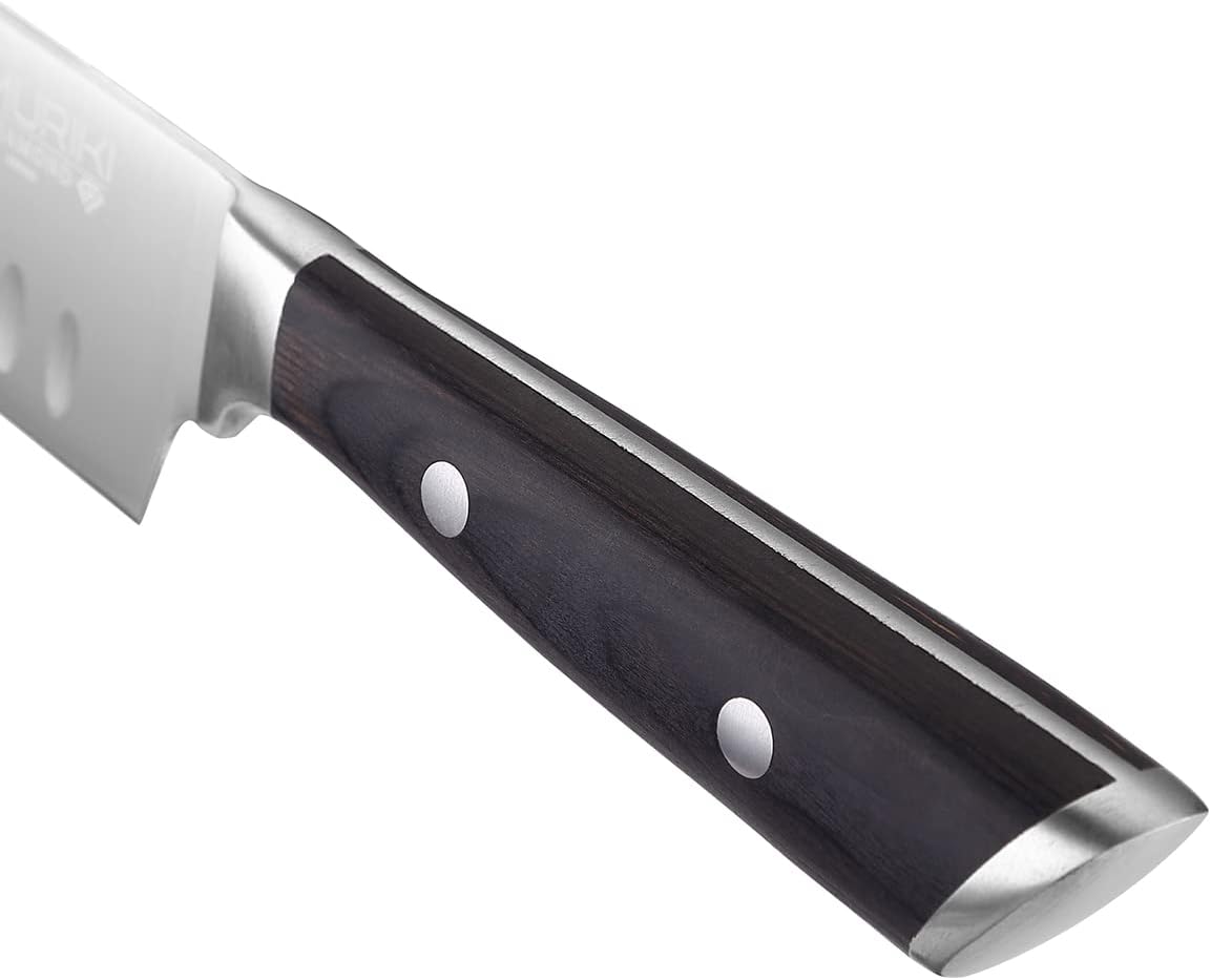 Brisket Knife - Ultimate 12-inch Carving Knives, Slicing Knives with Granton Edge Designed for Briskets, Roasts, Meat, BBQ, etc. (Slicing Knive 12")