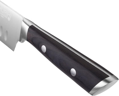 Brisket Knife - Ultimate 12-inch Carving Knives, Slicing Knives with Granton Edge Designed for Briskets, Roasts, Meat, BBQ, etc. (Slicing Knive 12")