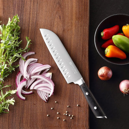 Brisket Knife - Ultimate 12-inch Carving Knives, Slicing Knives with Granton Edge Designed for Briskets, Roasts, Meat, BBQ, etc. (Slicing Knive 12")