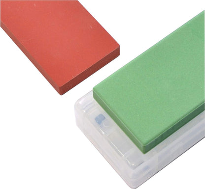Sharpening Stone 2 Set #220/1000 Grit, Professional Knife Whetstone Stone Set with Non-Slip Base Case