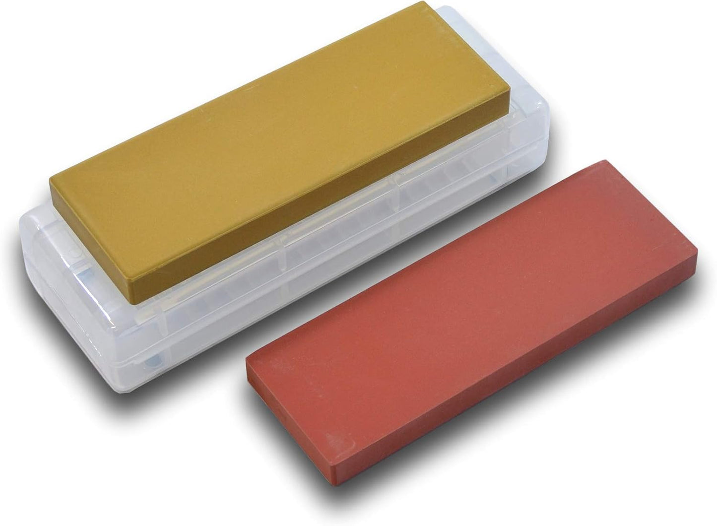 Sharpening Stone 2 Set #220/1000 Grit, Professional Knife Whetstone Stone Set with Non-Slip Base Case