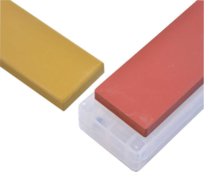 Sharpening Stone 2 Set #220/1000 Grit, Professional Knife Whetstone Stone Set with Non-Slip Base Case