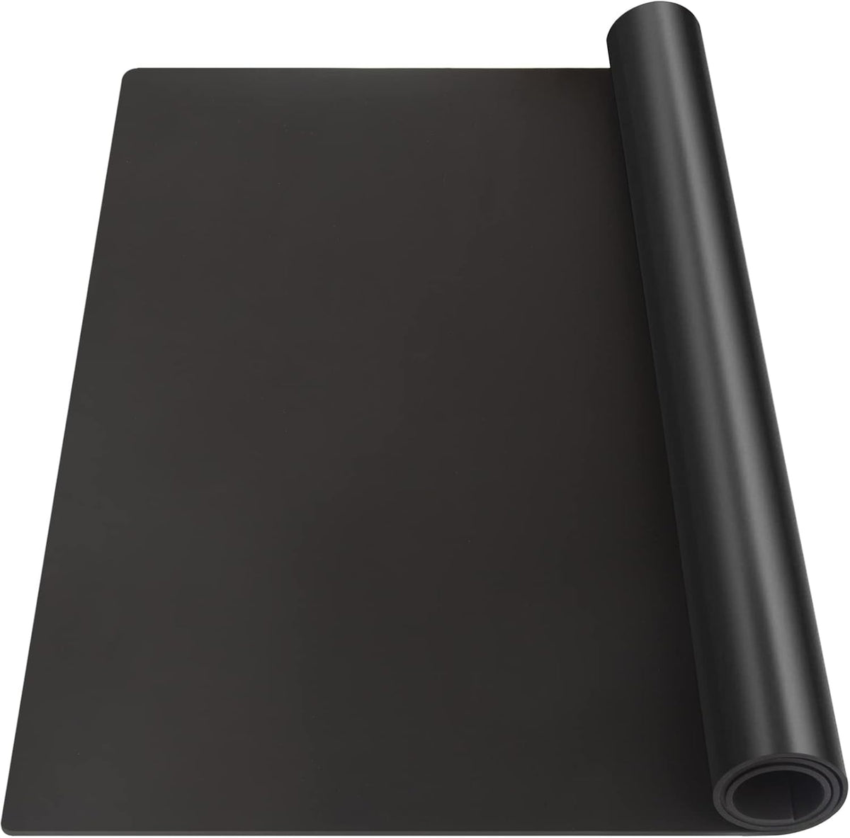 Silicone Mats for Kitchen Counter Thicker Extra Large Heat Resistant Mats Countertop Protector Liners for Bottom of Oven Air Fryer Coffee Maker, 24" x 16" x 2 mm, Translucent