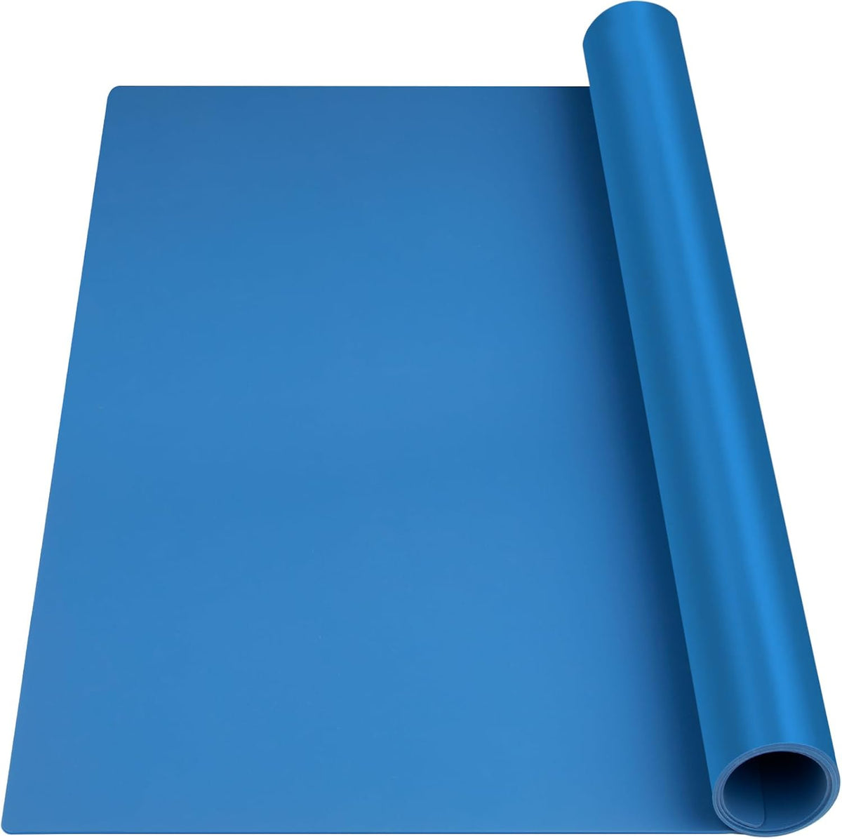 Silicone Mats for Kitchen Counter Thicker Extra Large Heat Resistant Mats Countertop Protector Liners for Bottom of Oven Air Fryer Coffee Maker, 24" x 16" x 2 mm, Translucent