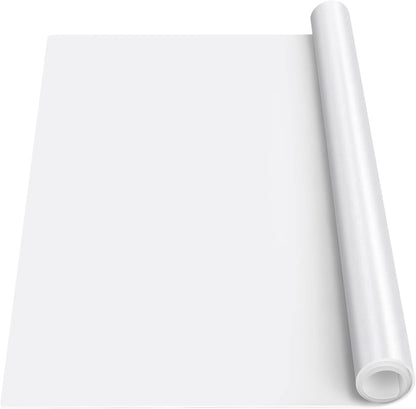 Silicone Mats for Kitchen Counter Thicker Extra Large Heat Resistant Mats Countertop Protector Liners for Bottom of Oven Air Fryer Coffee Maker, 24" x 16" x 2 mm, Translucent