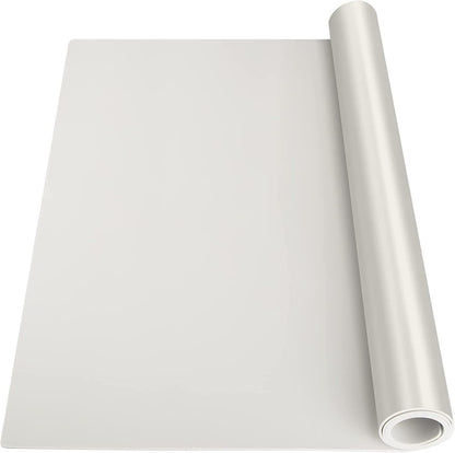 Silicone Mats for Kitchen Counter Thicker Extra Large Heat Resistant Mats Countertop Protector Liners for Bottom of Oven Air Fryer Coffee Maker, 24" x 16" x 2 mm, Translucent
